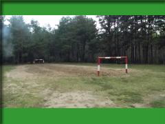 Площадка для футбола на пляже в Кочергах