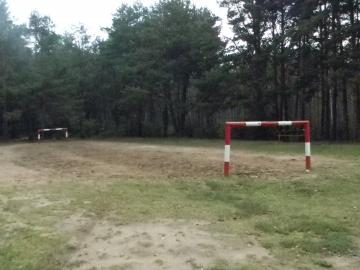 Площадка для футбола на пляже в Кочергах
